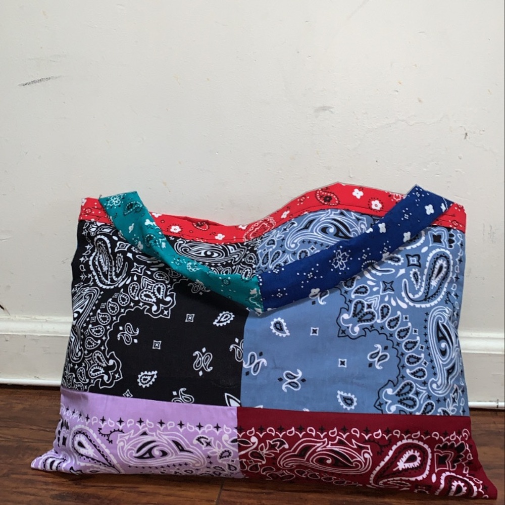 ECYOJ Bandana Paisley tote bag